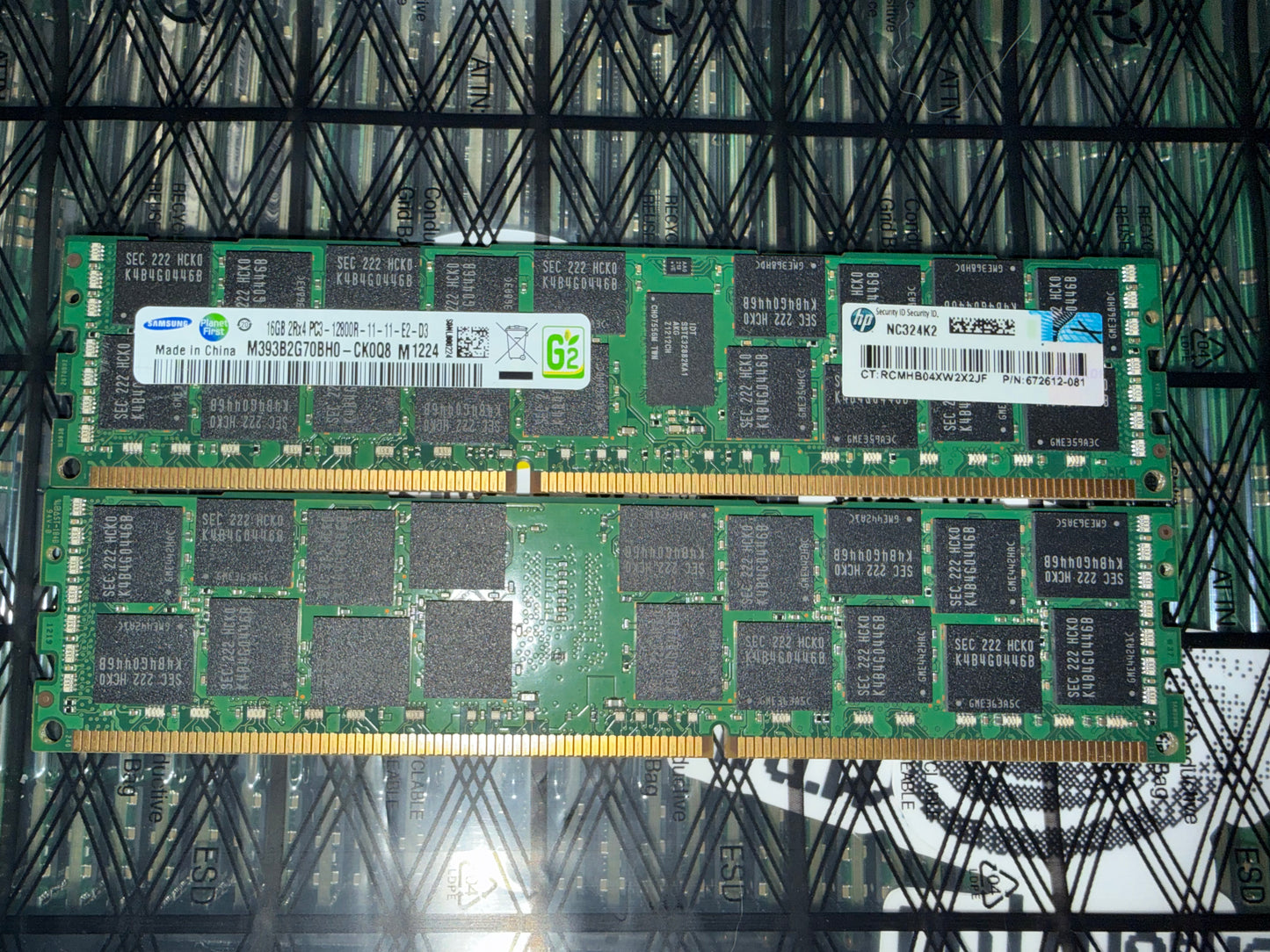 Assorted 40x16GB PC3 & PC3L ECC RAM - Various Speeds