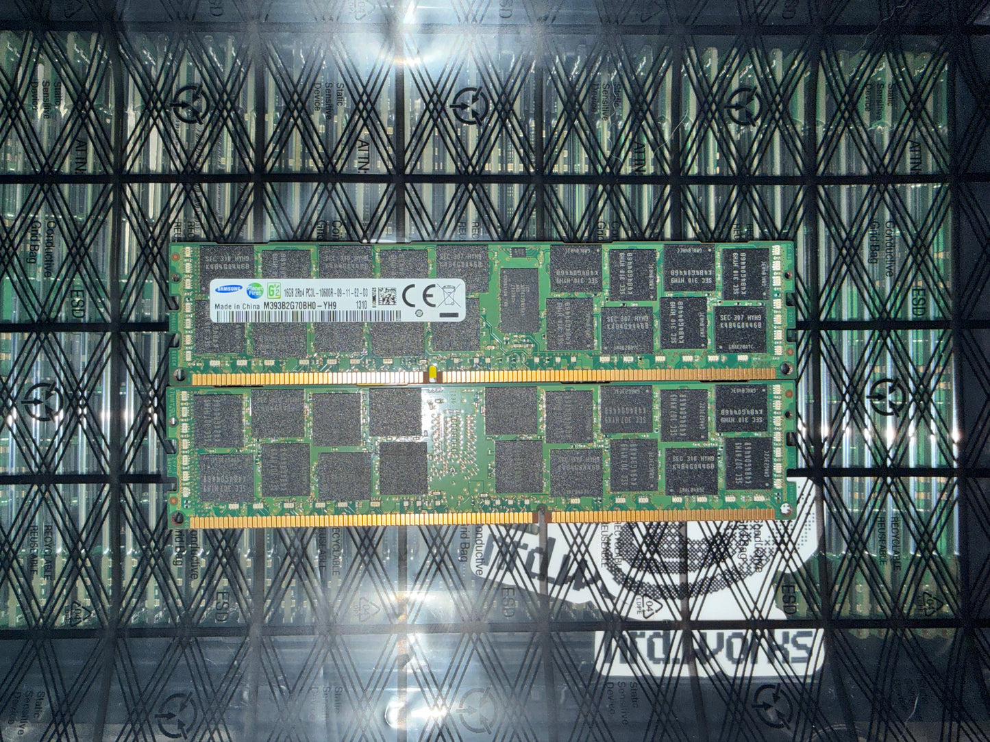 Assorted 40x16GB PC3 & PC3L ECC RAM - Various Speeds