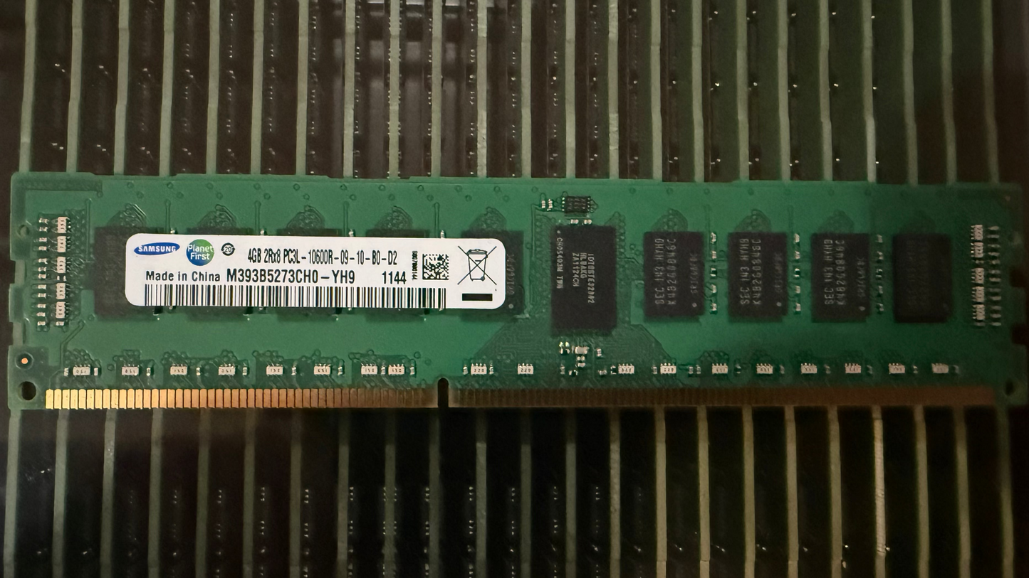 Lot of 24 x 4GB PC3L 10600R ECC RAM