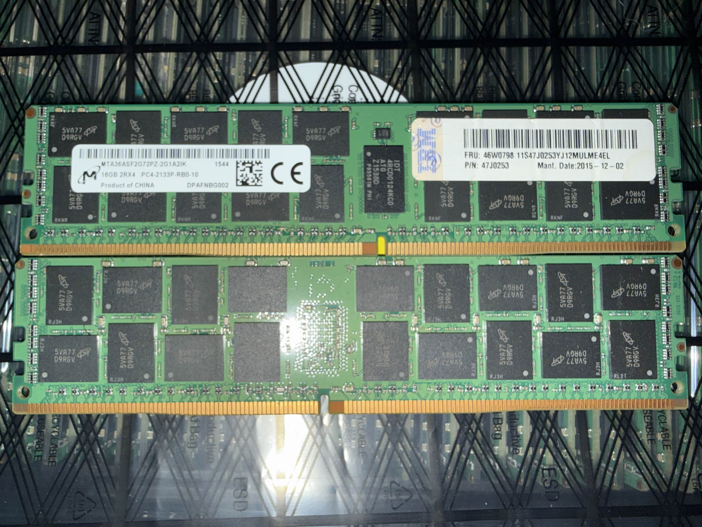 Assorted 16GB PC4-2133P ECC RAM